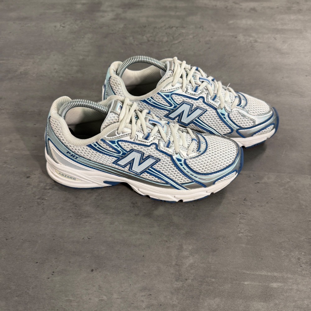 New Balance 740 Sneakers Men 6.5 Women 8.5 White Ice Blue Silver U740LB2‎ Shoes